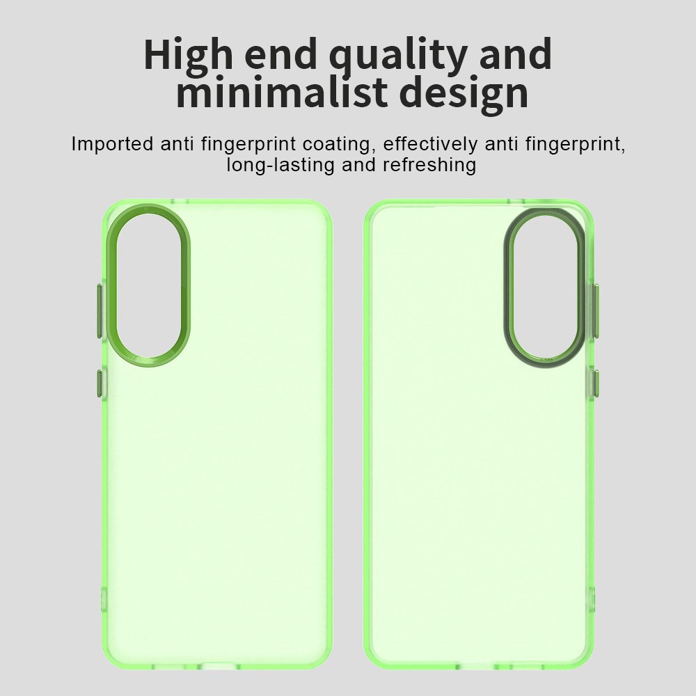  Samsung Galaxy S25 Edge Skal Slim Matt Grön - Teknikhallen.se