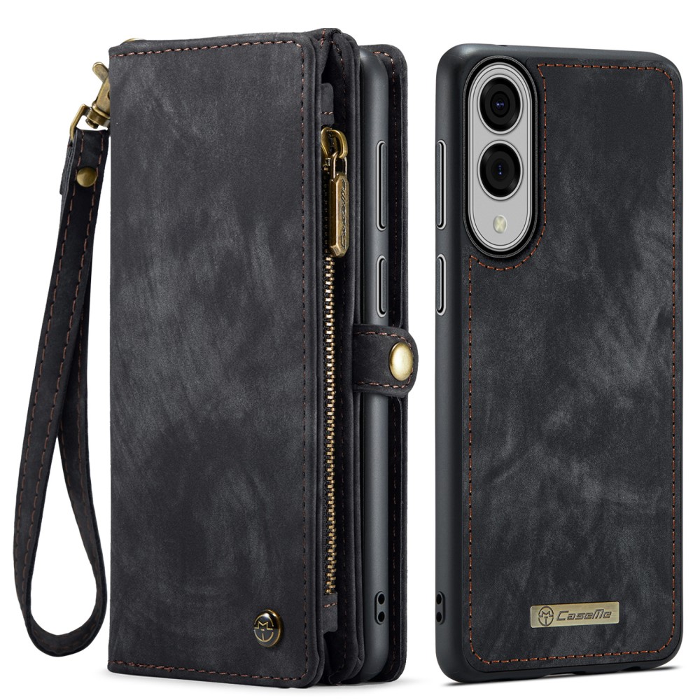CASEME CASEME Samsung Galaxy S25 Edge Fodral Multifuntionell Svart - Teknikhallen.se