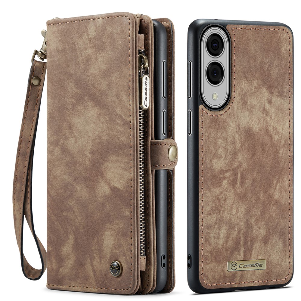 CASEME CASEME Samsung Galaxy S25 Edge Fodral Multifuntionell Brun - Teknikhallen.se