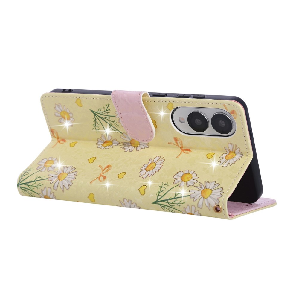  Samsung Galaxy S25 Edge Fodral RFID Yellow Daisy - Teknikhallen.se