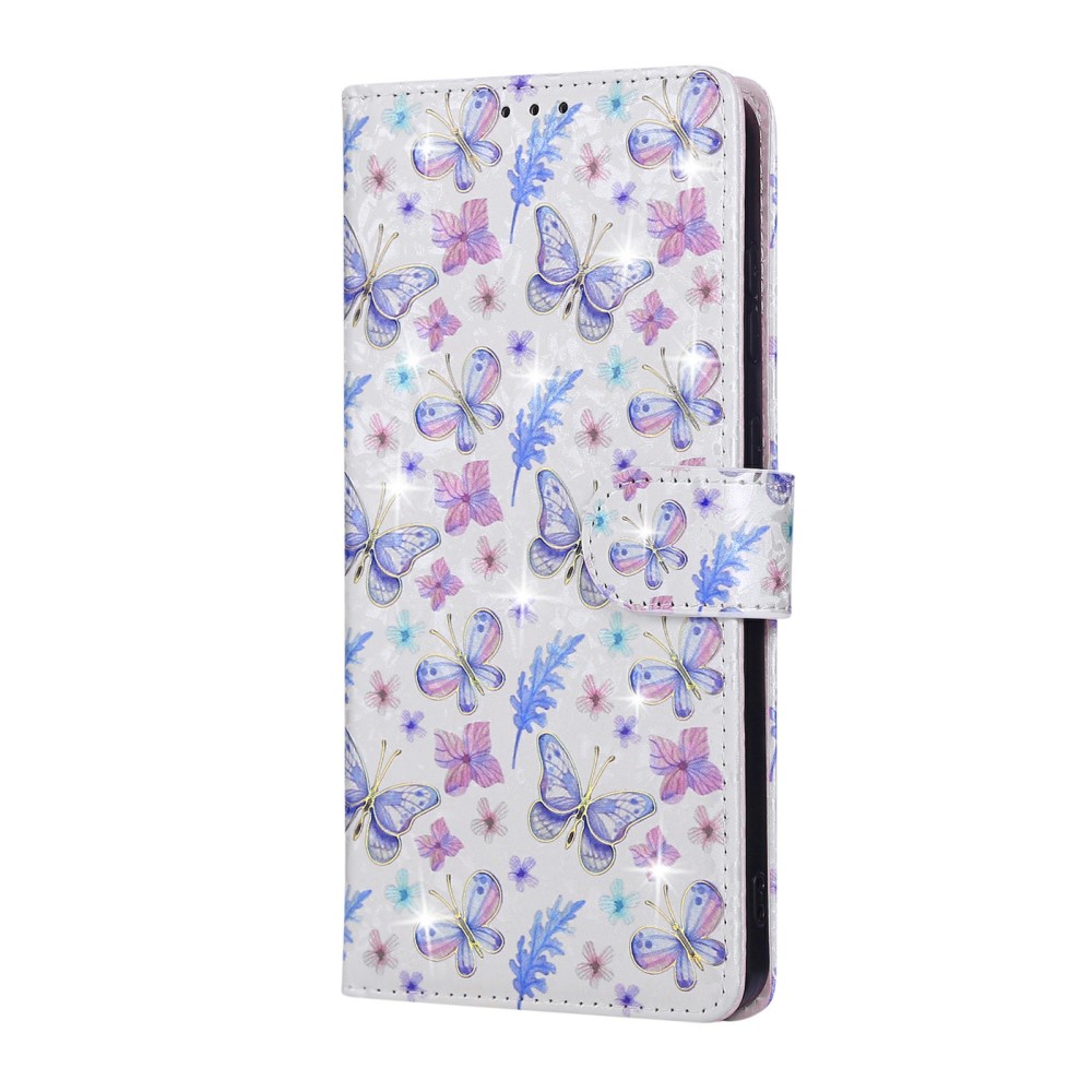  Samsung Galaxy S25 Edge Fodral RFID Fjärilar / Blommor - Teknikhallen.se