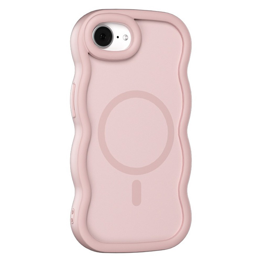  iPhone 16e Skal MagSafe Wavy Matt Rosa - Teknikhallen.se
