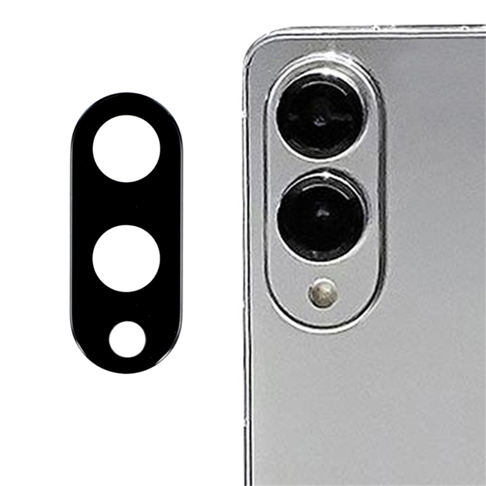  Samsung Galaxy S25 Edge Linsskydd Härdat Glas Svart - Teknikhallen.se