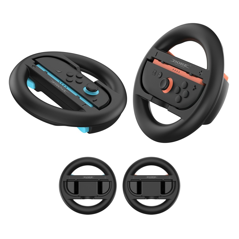 DOBE DOBE 2-PACK Nintendo Switch 2 Joy-Con Ratt Svart - Teknikhallen.se