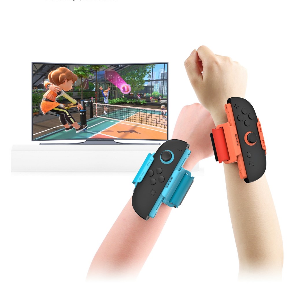 DOBE DOBE 2-PACK Nintendo Switch 2 Joy-Con Armband Röd / Blå - Teknikhallen.se