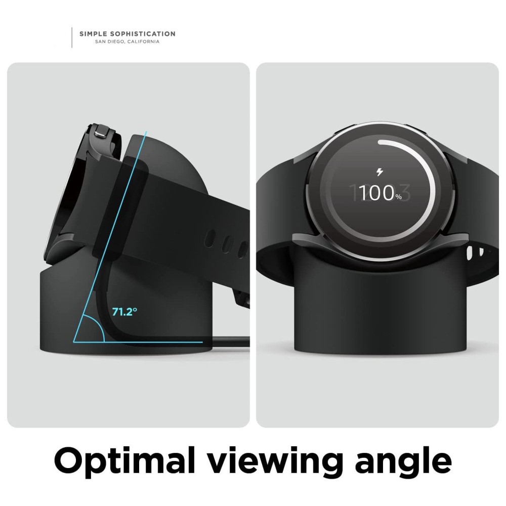  Samsung Galaxy Watch 5/5 Pro/6/7/FE Silikon Stativ Mörk Blå - Teknikhallen.se