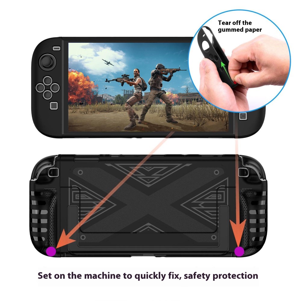  Nintendo Switch 2 Skal Med Stativ Hybrid Vit - Teknikhallen.se