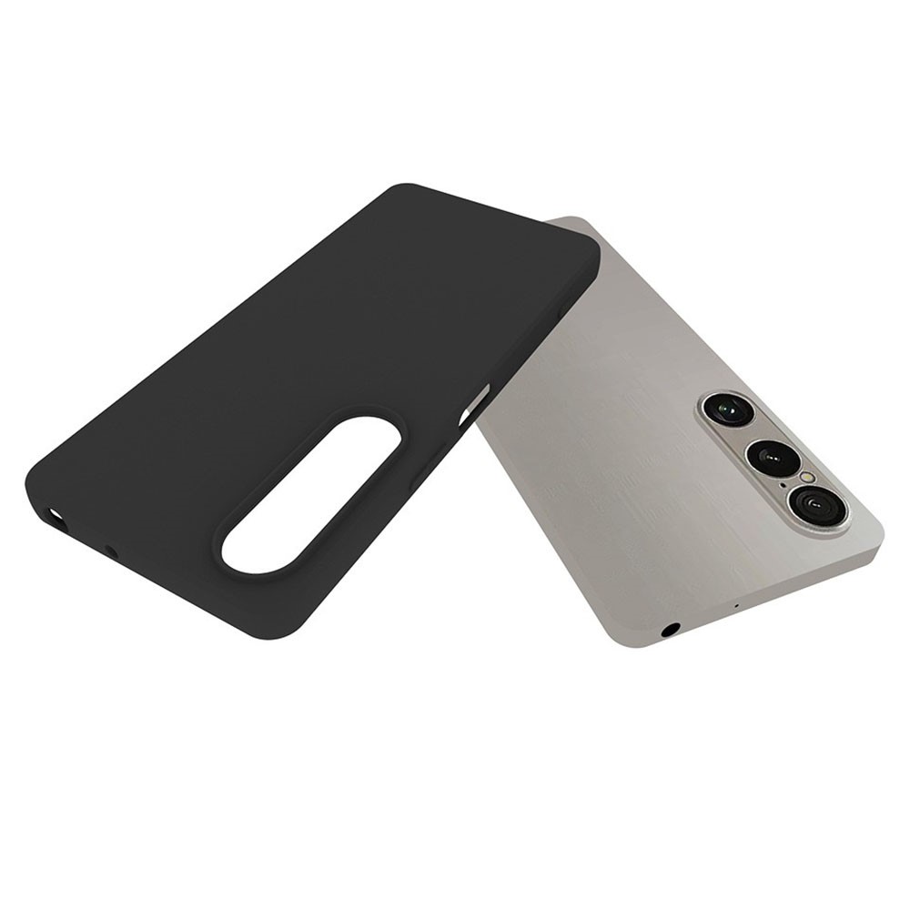  Sony Xperia 1 VII Skal Soft TPU Matt Svart - Teknikhallen.se