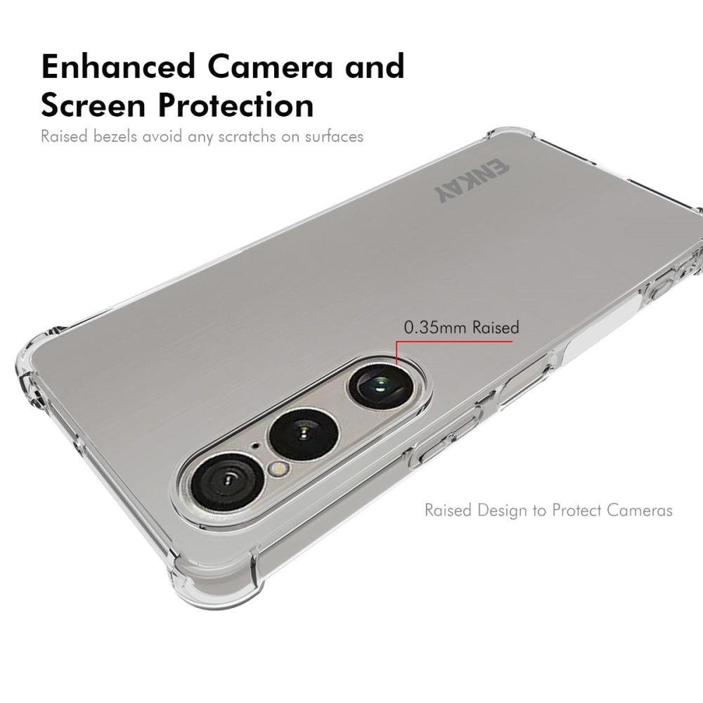 ENKAY ENKAY Sony Xperia 1 VII Skal TPU Shockproof Transparent - Teknikhallen.se