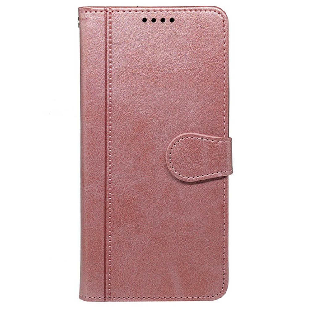  Motorola Edge 60 / 60 Fusion Fodral Läder Roséguld - Teknikhallen.se