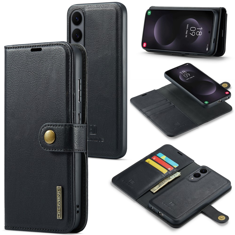 DG.MING DG.MING Galaxy S25 Edge 2in1 Magnet Fodral / Skal Svart - Teknikhallen.se
