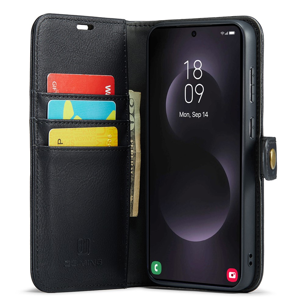 DG.MING DG.MING Galaxy S25 Edge 2in1 Magnet Fodral / Skal Svart - Teknikhallen.se