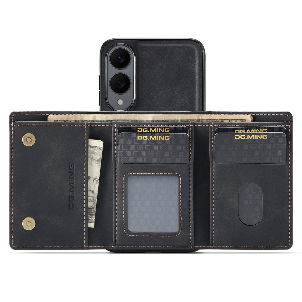 DG.MING DG.MING Galaxy S25 Edge Skal 2in1 Magnetiskt Avtagbart Kortfack - Teknikhallen.se