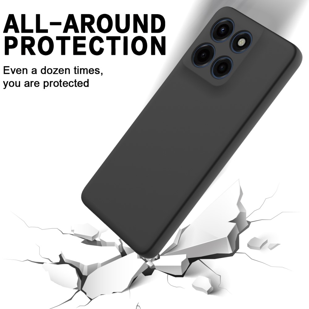  Motorola Edge 60 Stylus Skal Liquid Silikon Svart - Teknikhallen.se