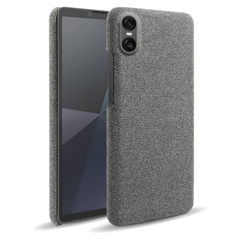  Sony Xperia 10 VII Skal Tygbelagt Grå - Teknikhallen.se