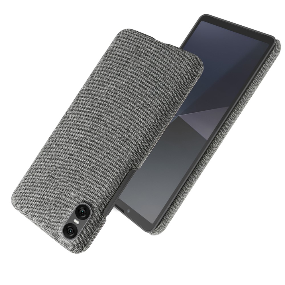  Sony Xperia 10 VII Skal Tygbelagt Grå - Teknikhallen.se