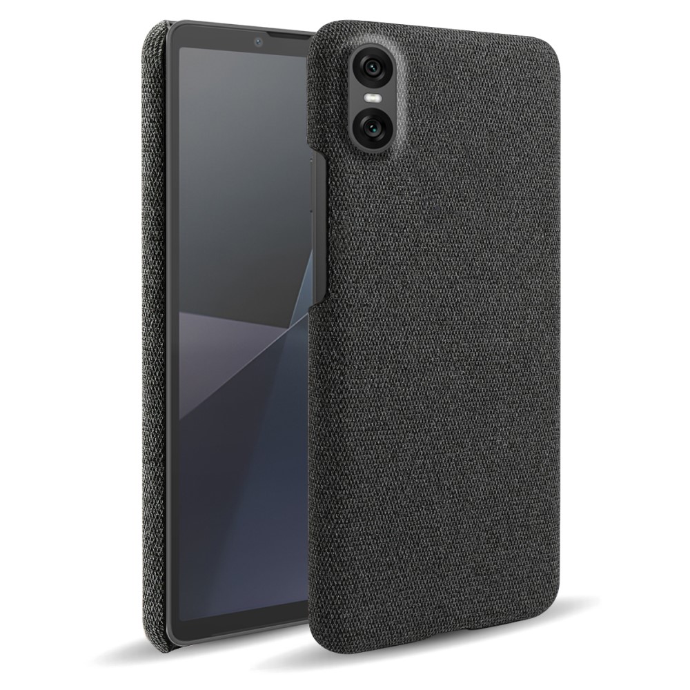  Sony Xperia 10 VII Skal Tygbelagt Svart - Teknikhallen.se