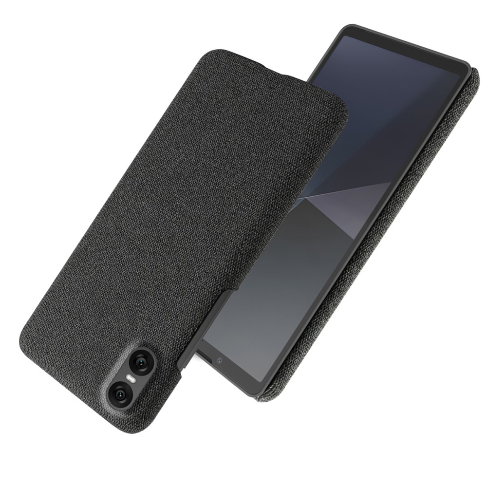  Sony Xperia 10 VII Skal Tygbelagt Svart - Teknikhallen.se
