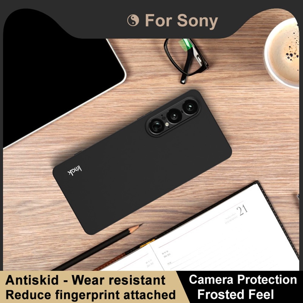IMAK IMAK Sony Xperia 1 VII Skal TPU Soft Svart - Teknikhallen.se