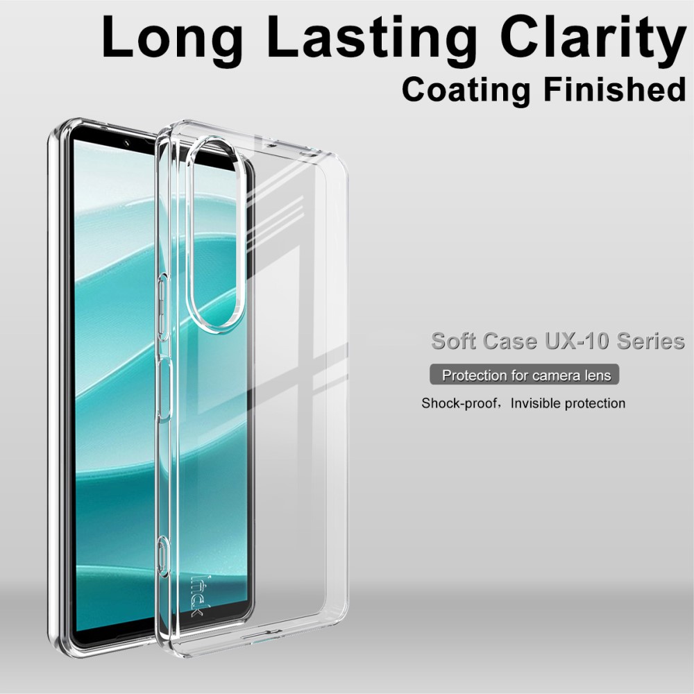 IMAK IMAK Sony Xperia 1 VII Skal TPU Soft Transparent - Teknikhallen.se