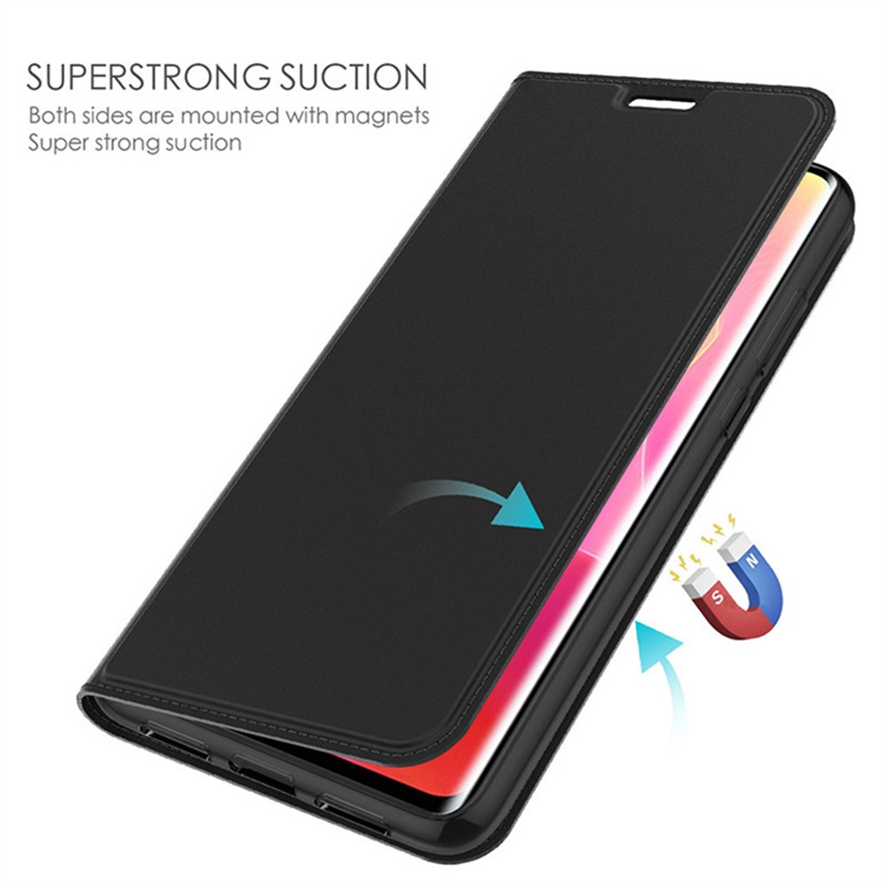  Sony Xperia 1 VII Fodral Flip Läder Svart - Teknikhallen.se