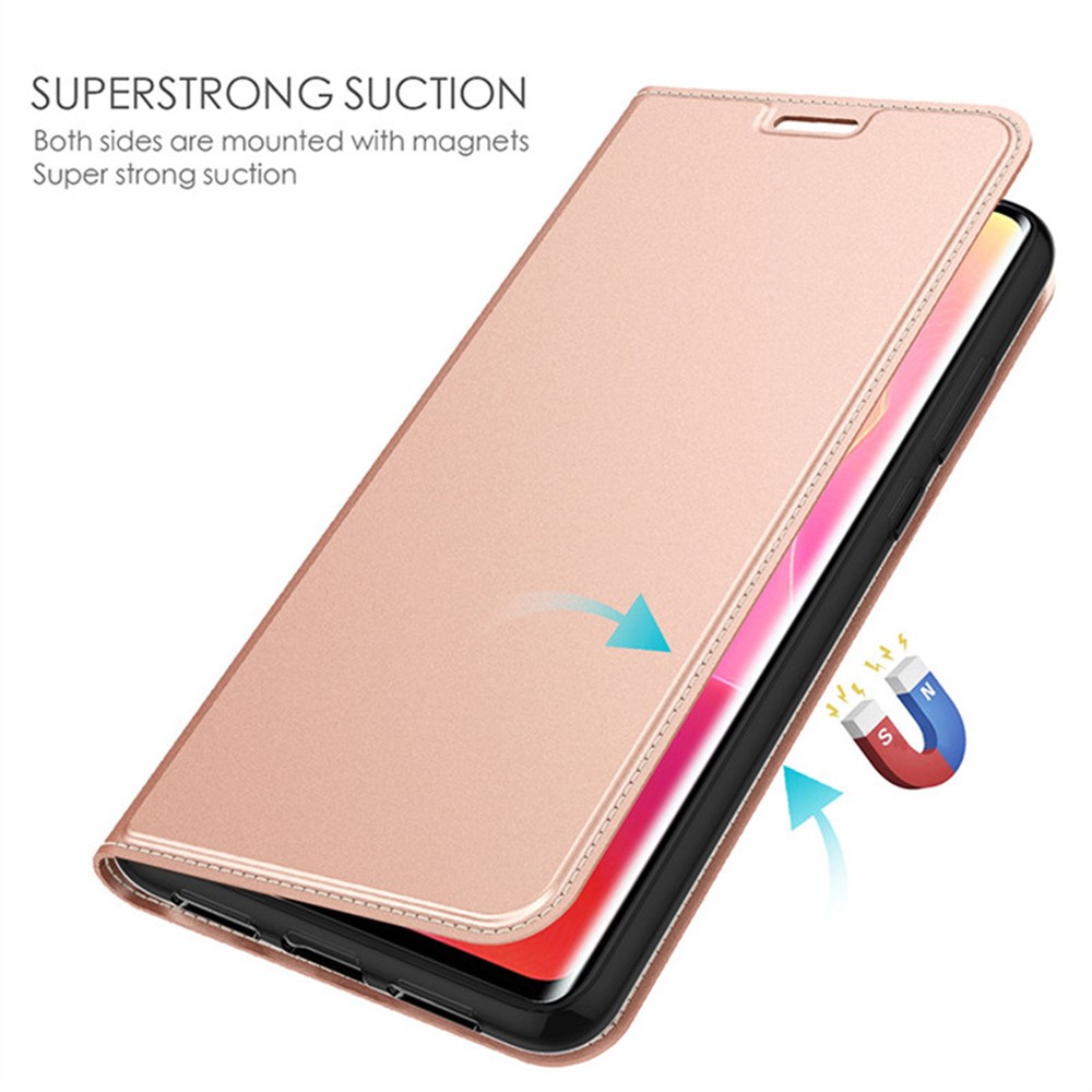  Sony Xperia 1 VII Fodral Flip Läder Roséguld - Teknikhallen.se