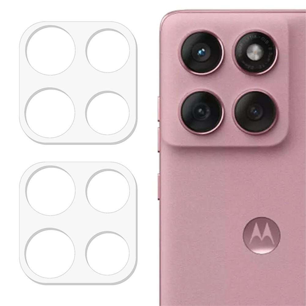  Motorola Edge 60 / 60 Fusion 2-PACK Linsskydd Transparent - Teknikhallen.se