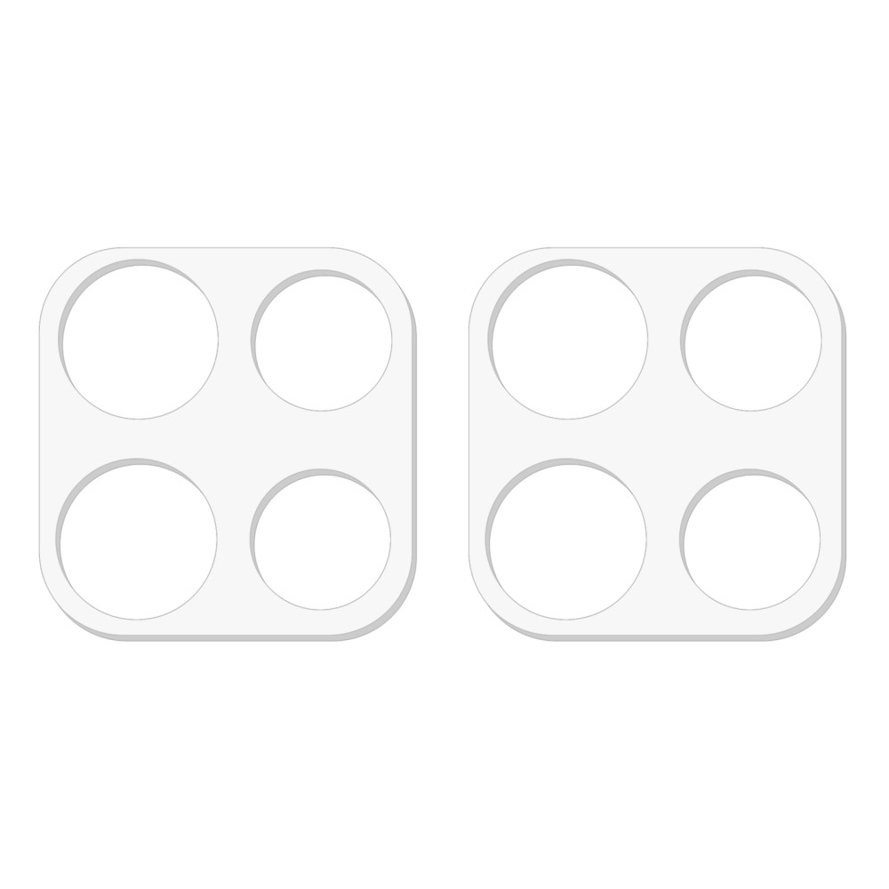  Motorola Edge 60 / 60 Fusion 2-PACK Linsskydd Transparent - Teknikhallen.se