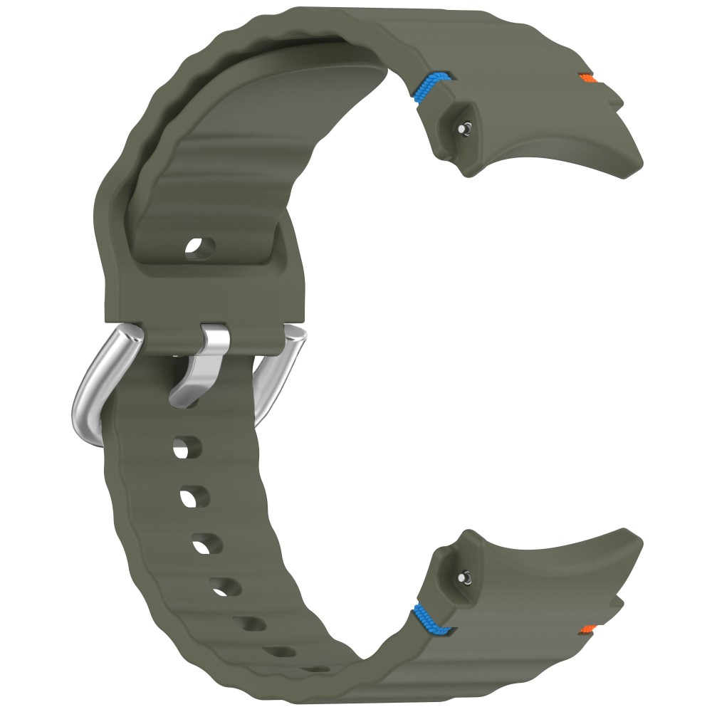  Galaxy Watch 5/5 Pro/6/7/FE Armband Silikon Wave Design - Teknikhallen.se