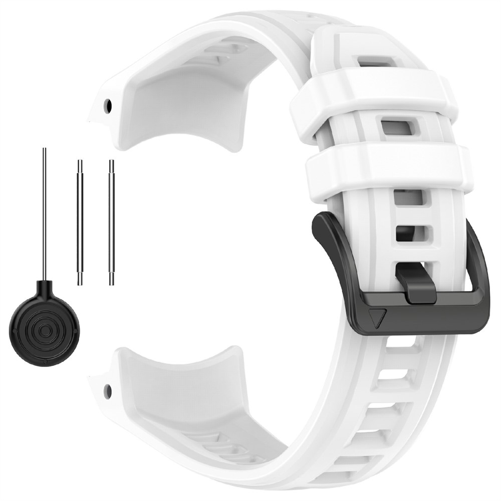  Garmin Instinct 3 45 mm Klockarmband Silikon Vit - Teknikhallen.se