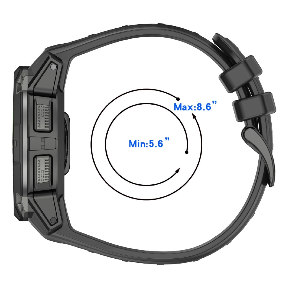  Garmin Instinct 3 50 mm Klockarmband Silikon Vit - Teknikhallen.se