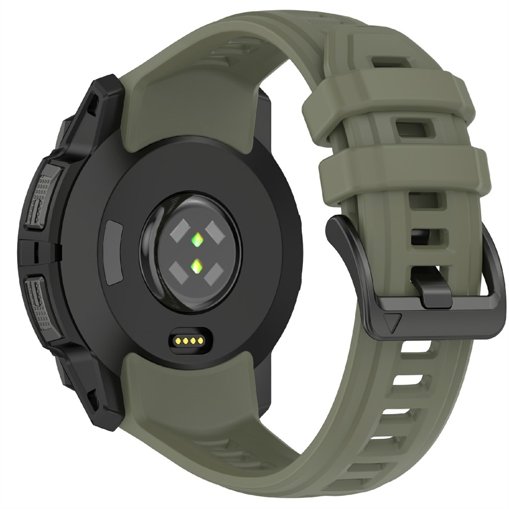  Garmin Instinct 3 50 mm Klockarmband Silikon Militär Grön - Teknikhallen.se