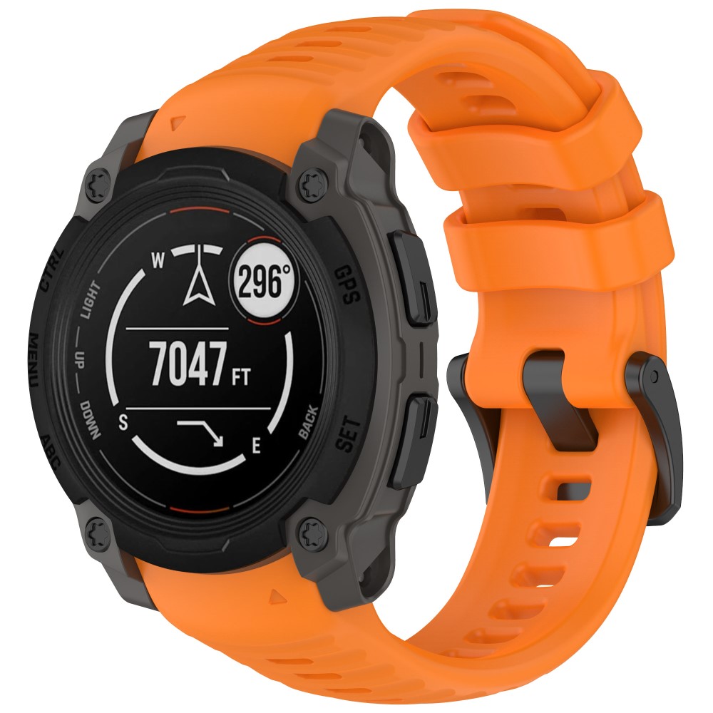  Garmin Instinct E 40 mm Klockarmband Silikon Orange - Teknikhallen.se