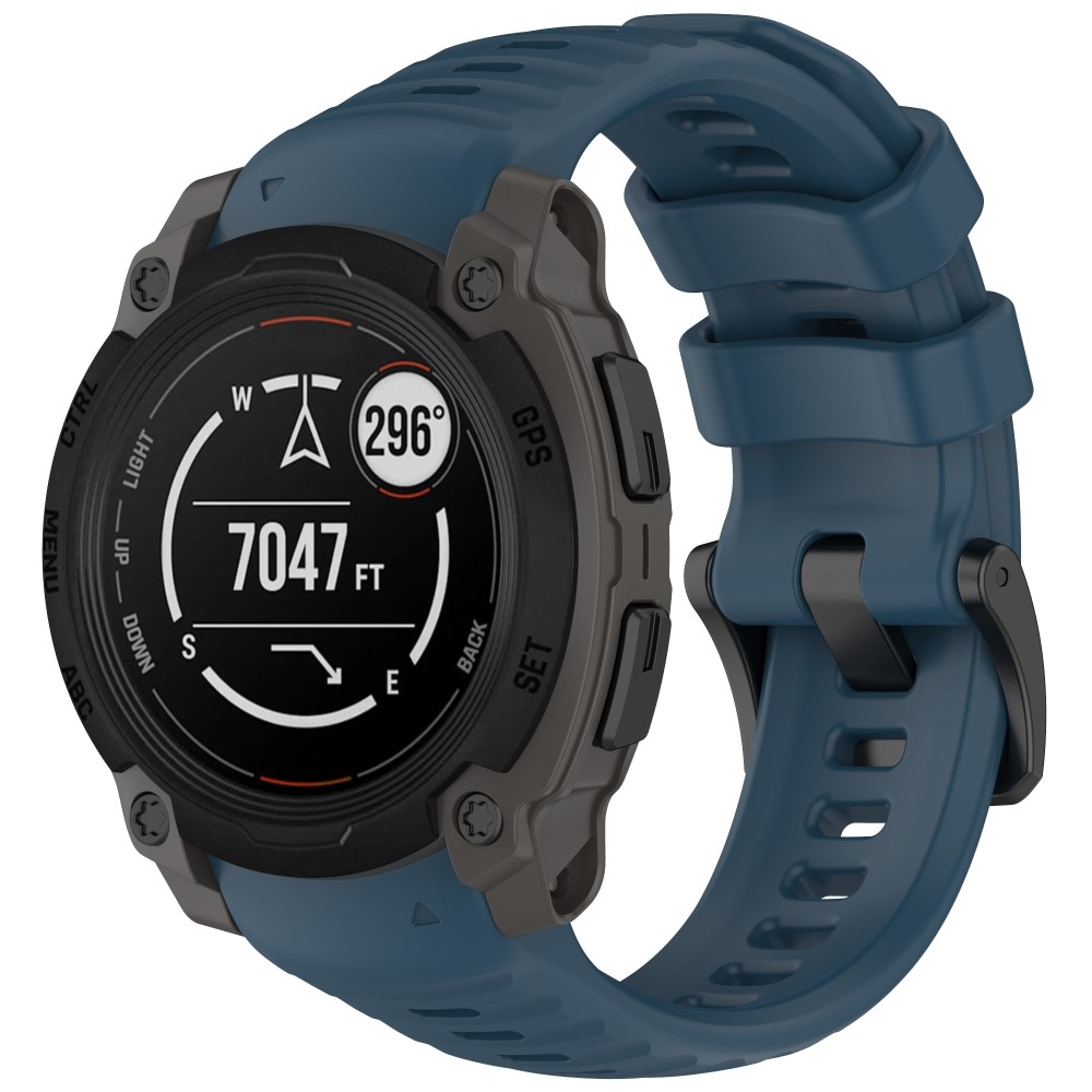  Garmin Instinct E 40 mm Klockarmband Silikon Blå - Teknikhallen.se