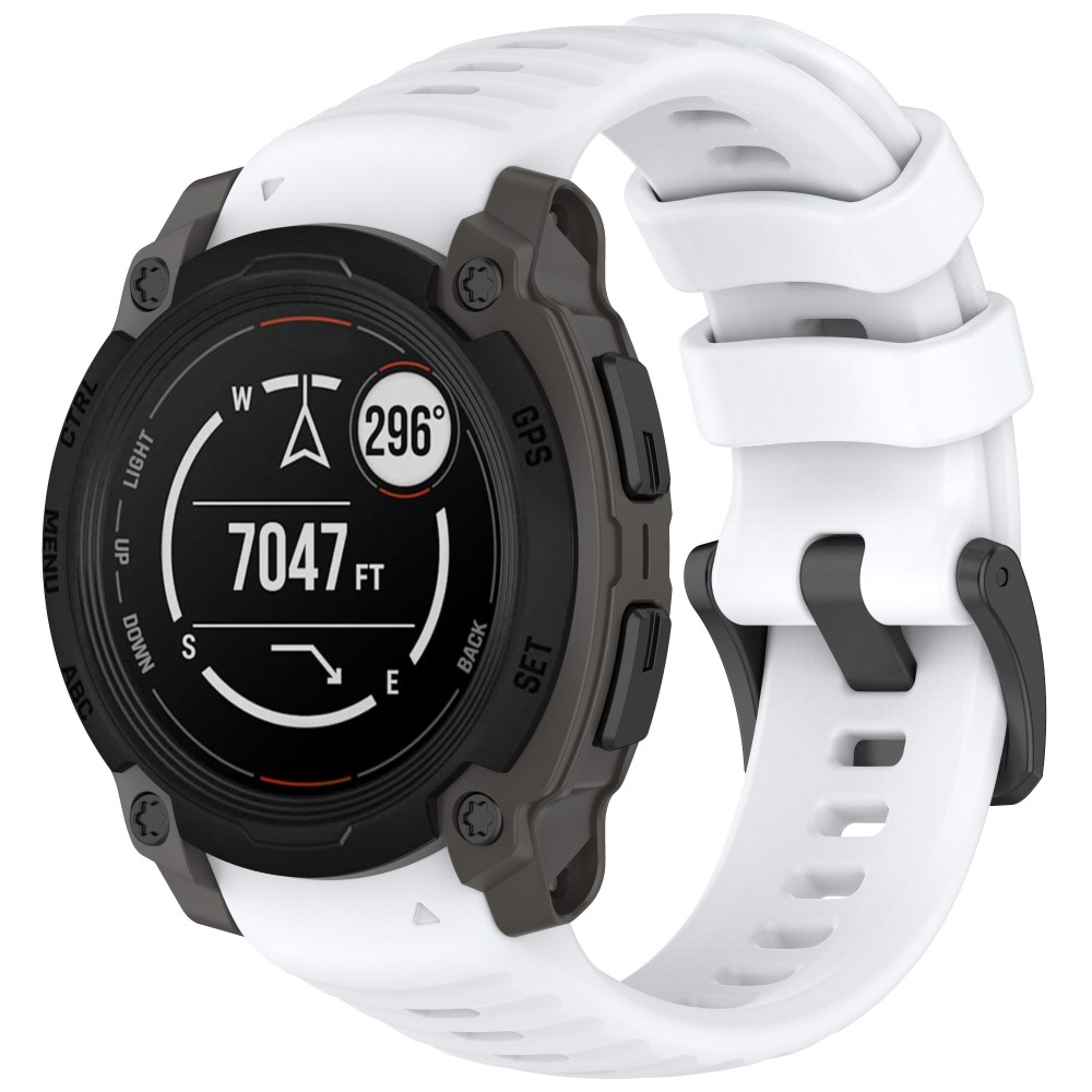  Garmin Instinct E 40 mm Klockarmband Silikon Vit - Teknikhallen.se