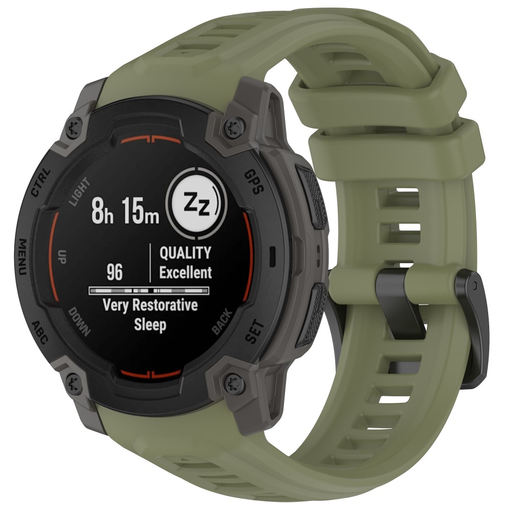  Garmin Instinct E 45 mm Klockarmband Silikon Grön - Teknikhallen.se