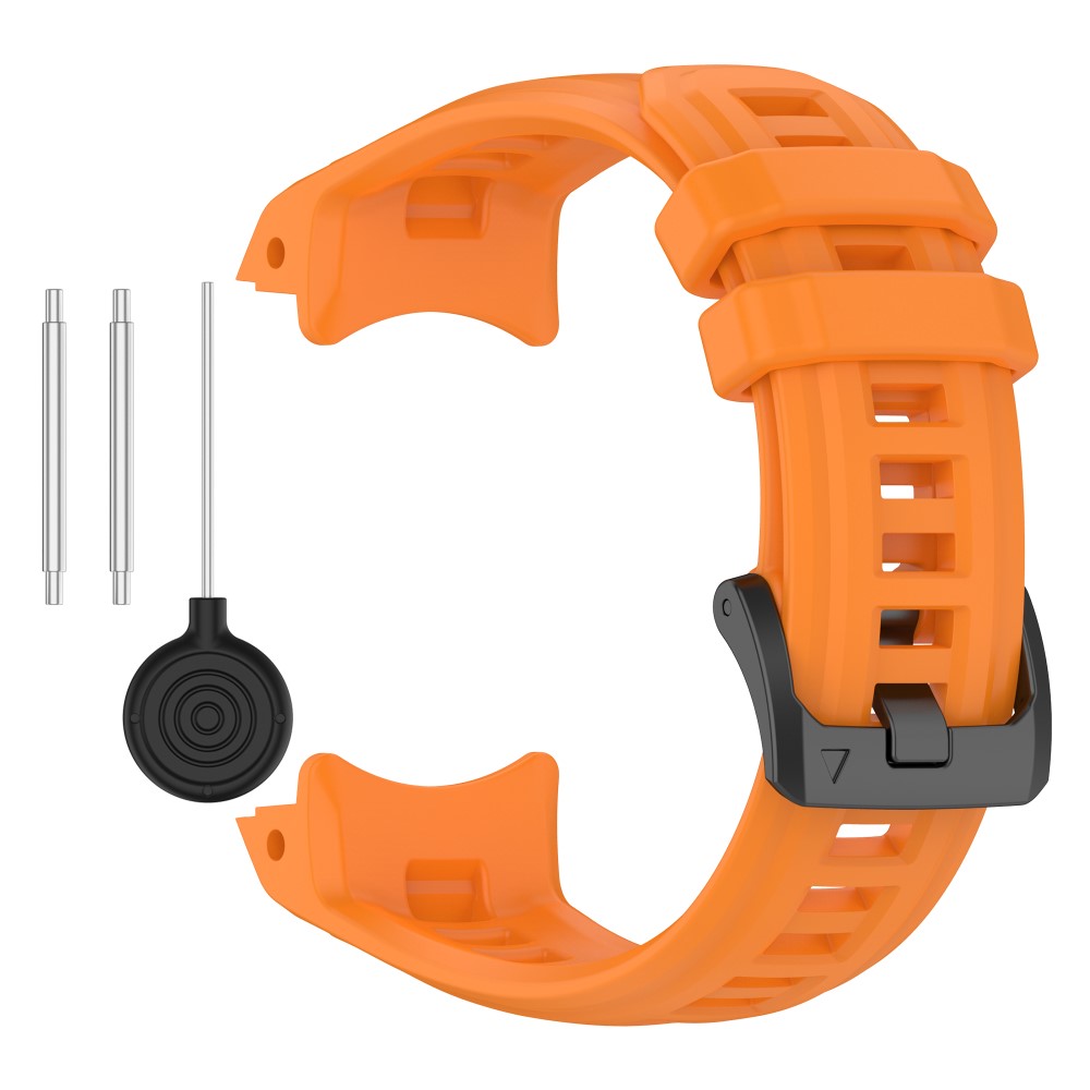  Garmin Instinct E 45 mm Klockarmband Silikon Orange - Teknikhallen.se
