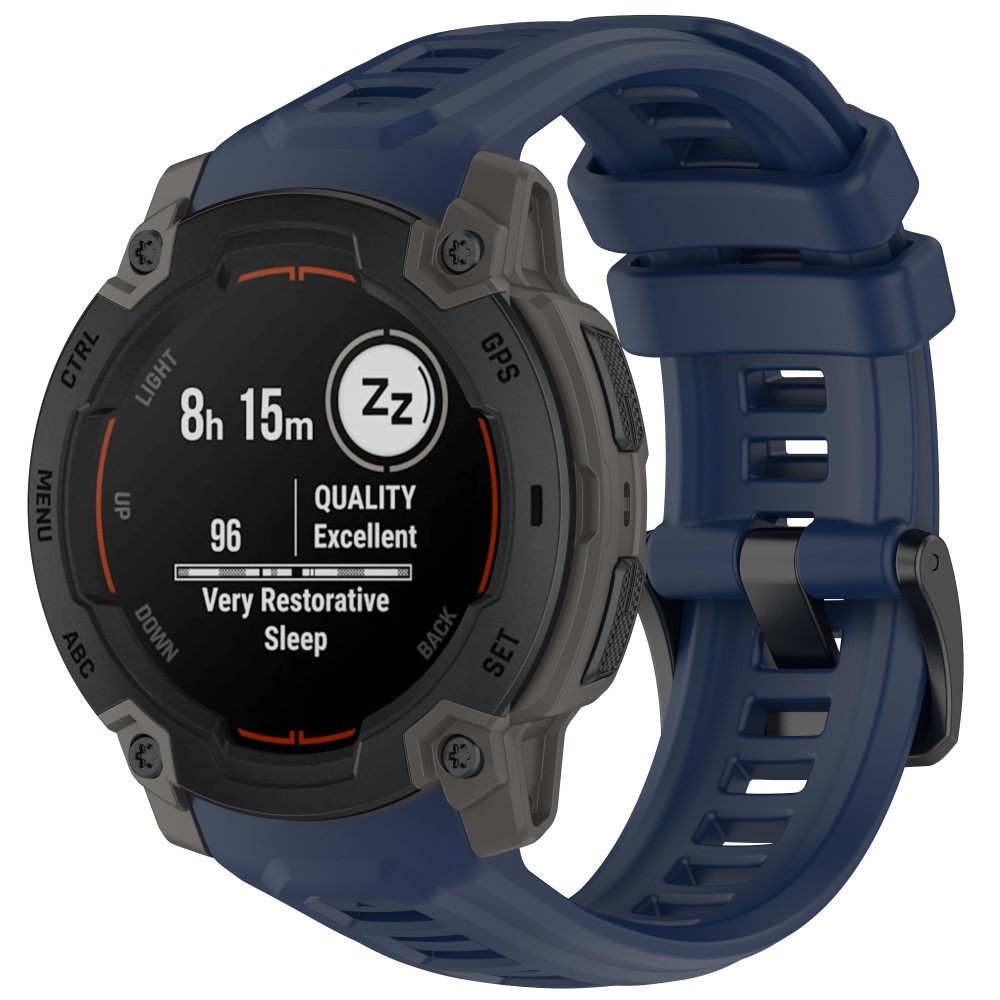  Garmin Instinct E 45 mm Klockarmband Silikon Mörk Blå - Teknikhallen.se