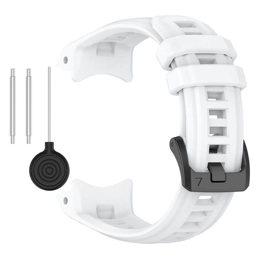  Garmin Instinct E 45 mm Klockarmband Silikon Vit - Teknikhallen.se