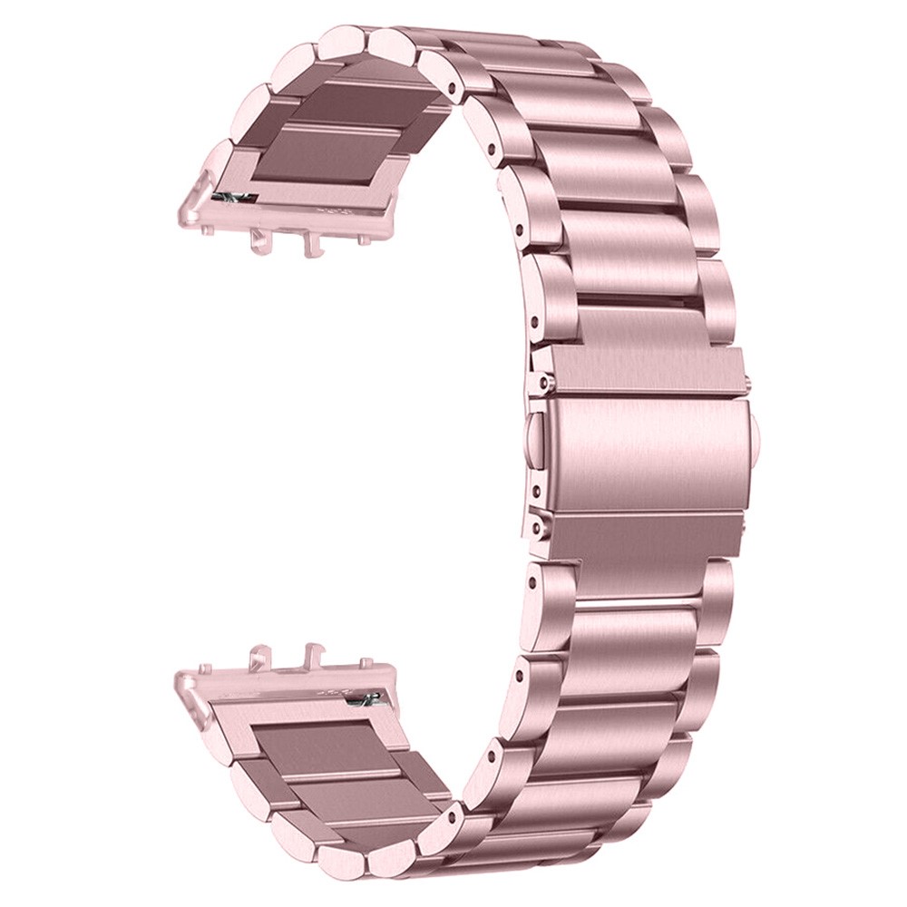 Samsung Galaxy Watch Fit 3 Armband Rostfritt Stål Roséguld - Teknikhallen.se