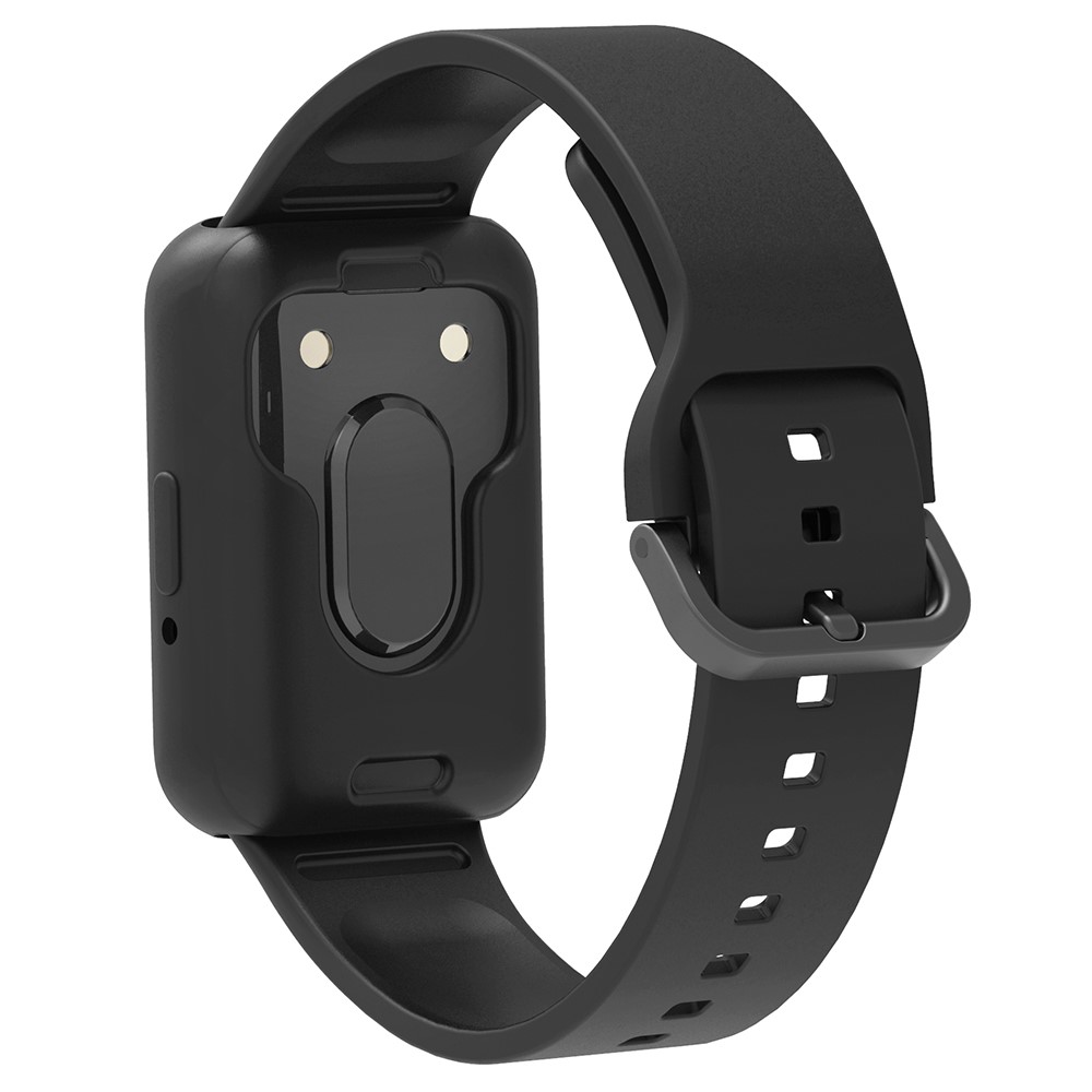  Samsung Galaxy Watch Fit 3 Skal / Armband Silikon Svart - Teknikhallen.se