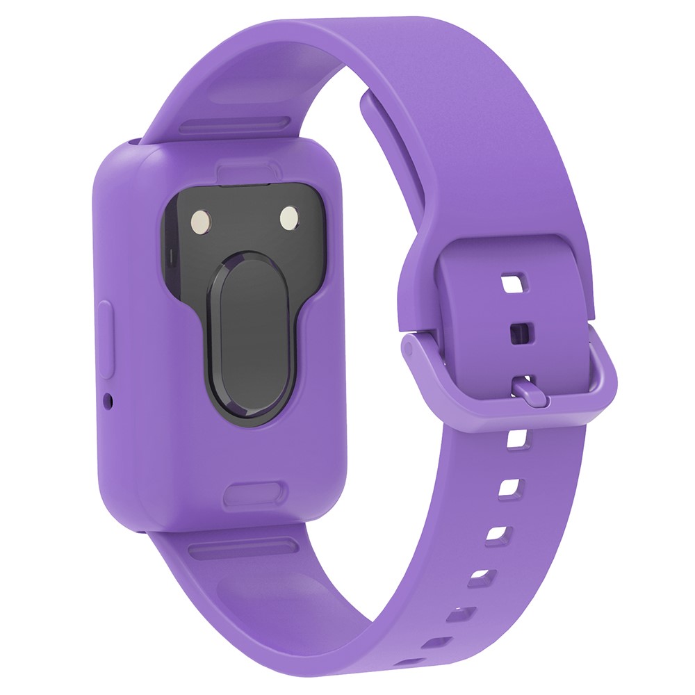  Samsung Galaxy Watch Fit 3 Skal / Armband Silikon Lila - Teknikhallen.se