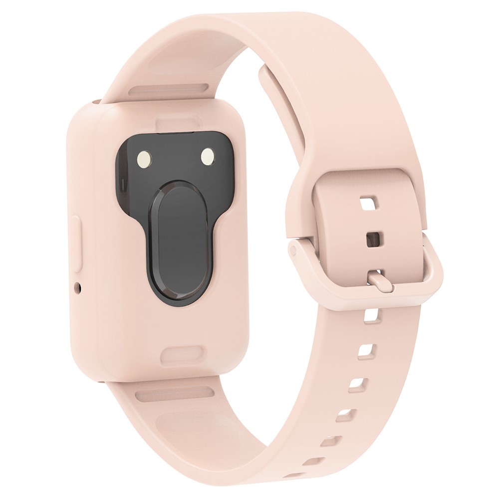  Samsung Galaxy Watch Fit 3 Skal / Armband Silikon Rosa - Teknikhallen.se
