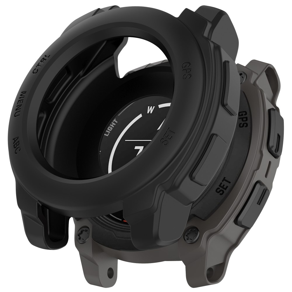  Garmin Instinct E 40 mm Skal Silikon Shockproof Svart - Teknikhallen.se