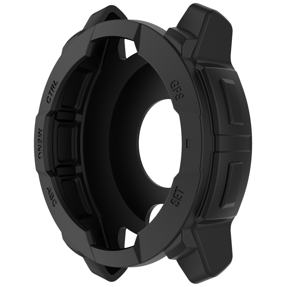  Garmin Instinct 3 50 mm Skal Silikon Shockproof Svart - Teknikhallen.se