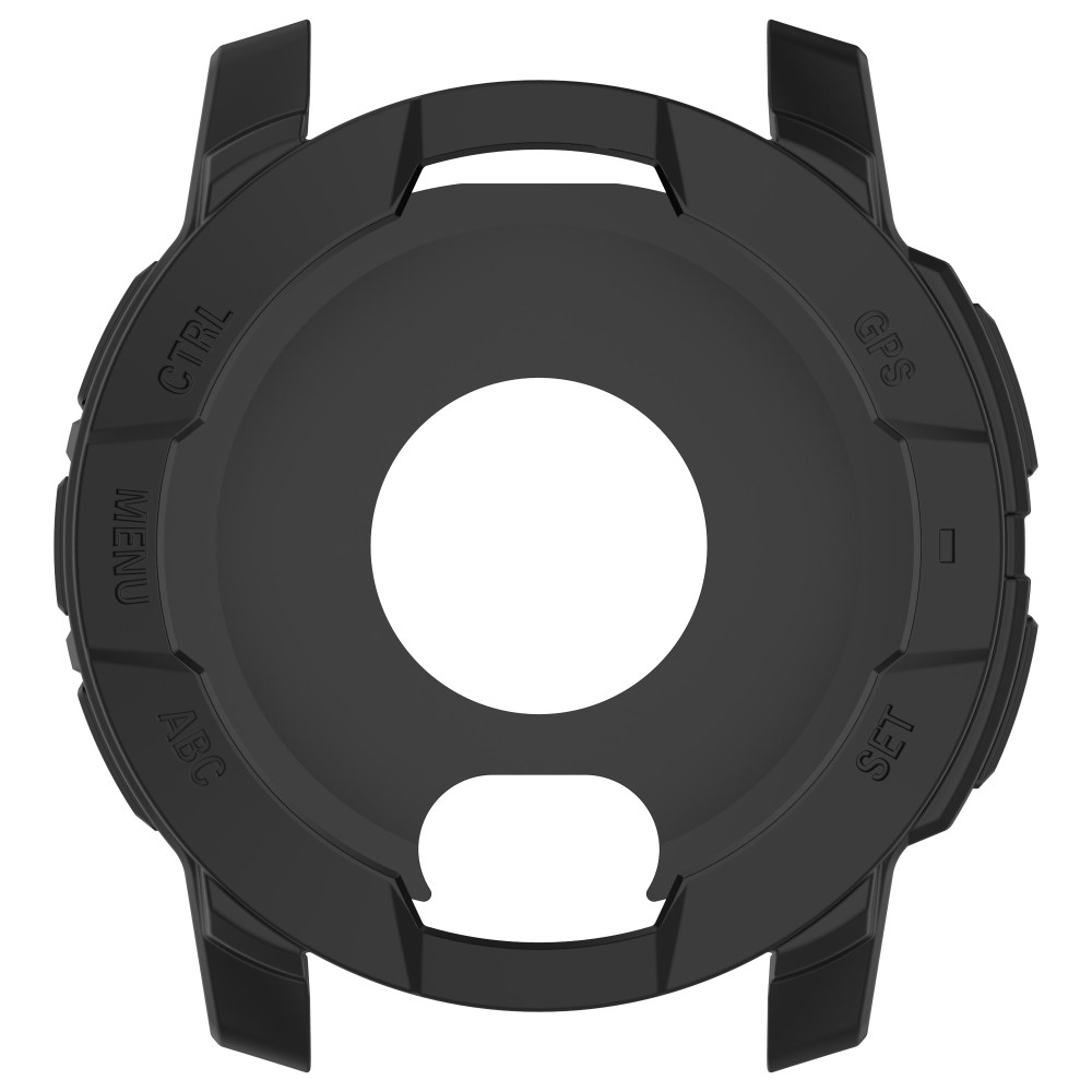  Garmin Instinct 3 50 mm Skal Silikon Shockproof Svart - Teknikhallen.se