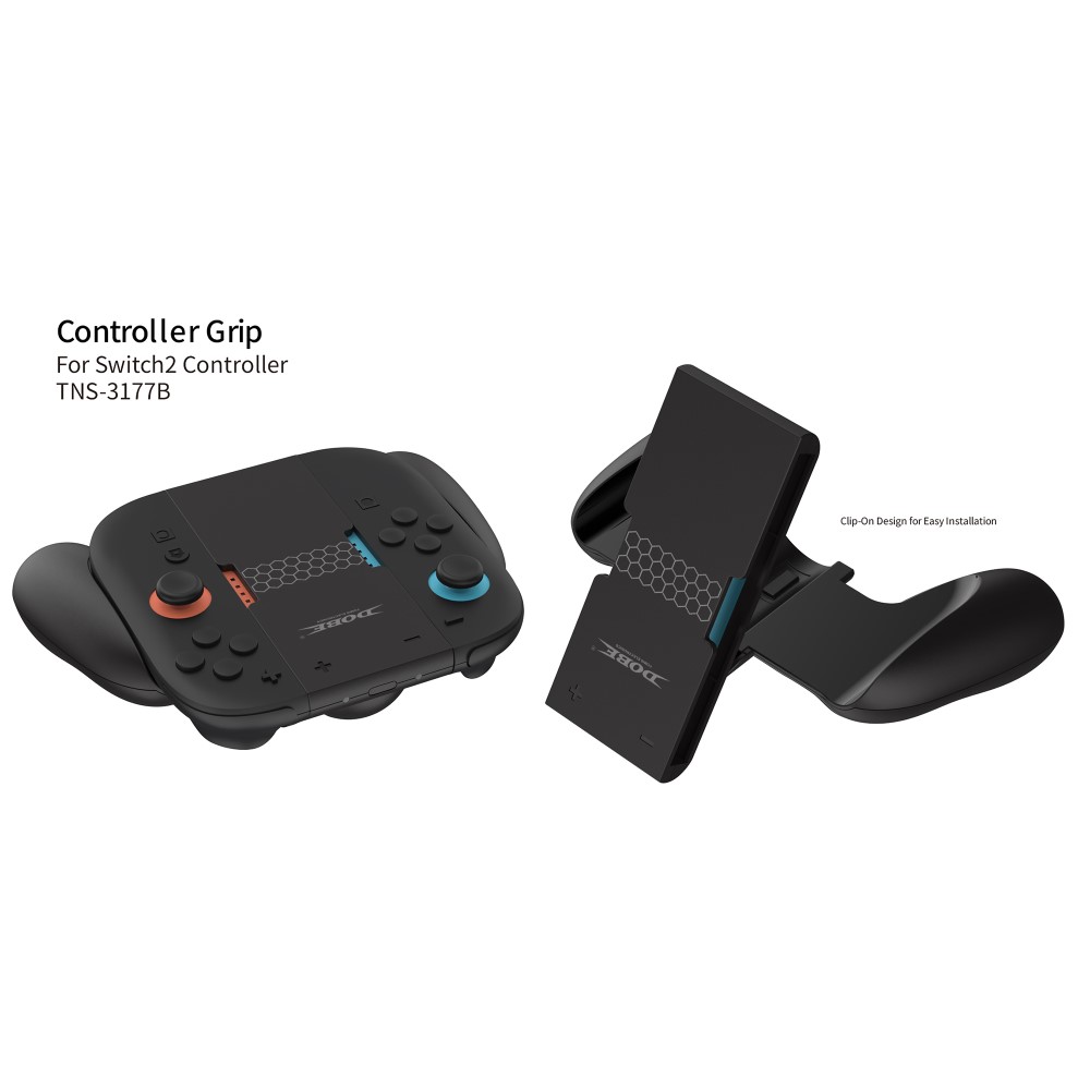 DOBE DOBE Nintendo Switch 2 Joy-Con Grip Svart - Teknikhallen.se
