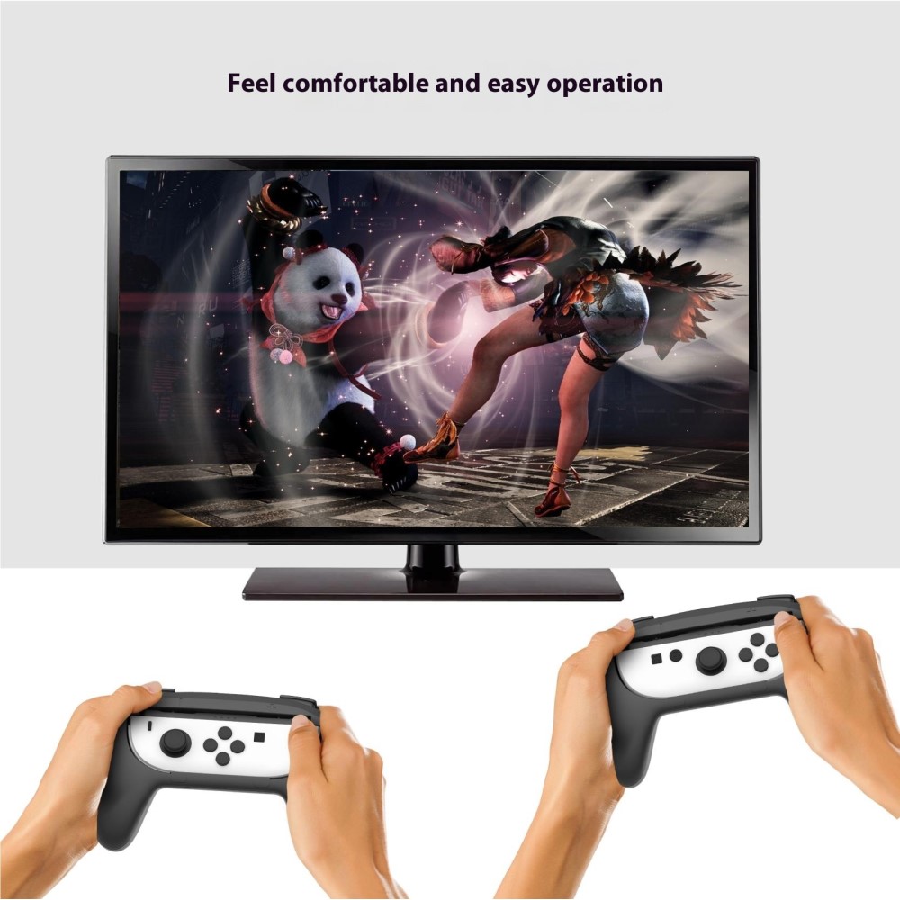 PGTECH PGTECH 2 st Nintendo Switch 2 Joy-Con Grip Svart - Teknikhallen.se