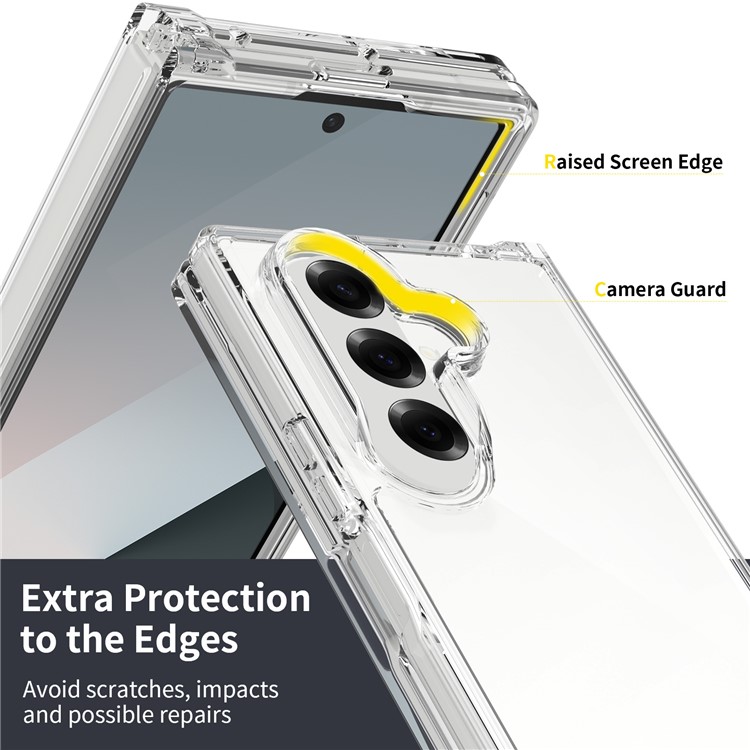  Samsung Galaxy Z Fold 7 Skal TPU / Akryl Transparent - Teknikhallen.se