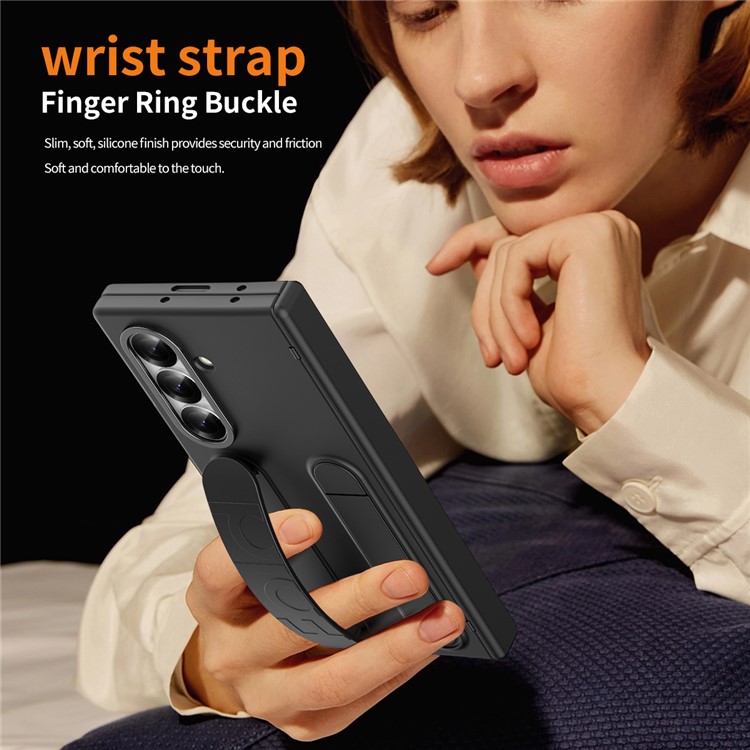  Samsung Galaxy Z Fold 7 Skal Kickstand Svart - Teknikhallen.se